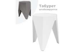 Табурет Korner white (36x42x46)
